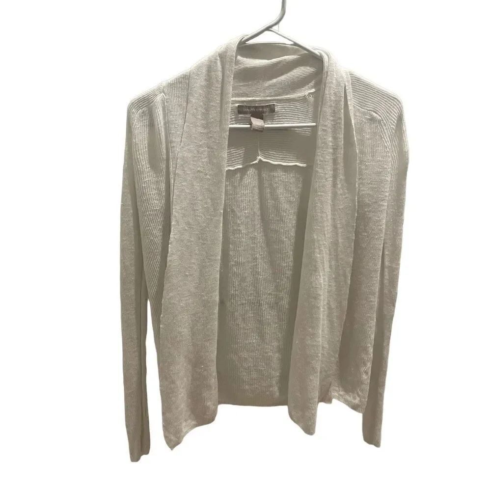 Banana Republic Linen Blend Open Front Lightweight Cardigan Women’s Size XS